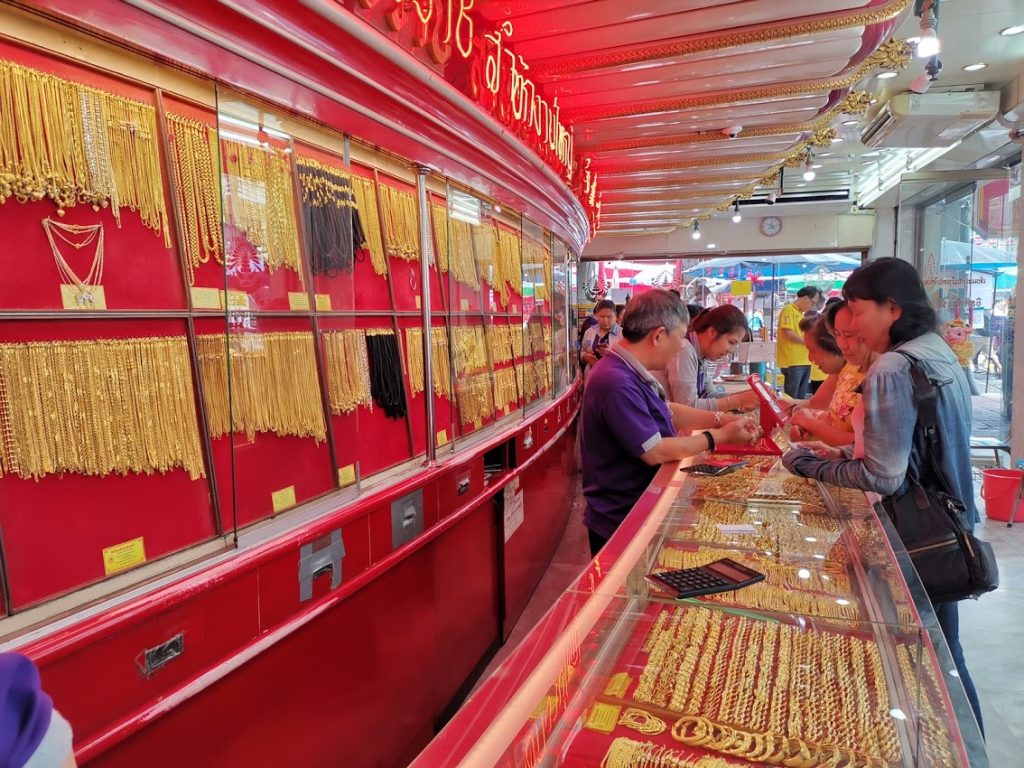 บรรยากาศการค้าทองคำ