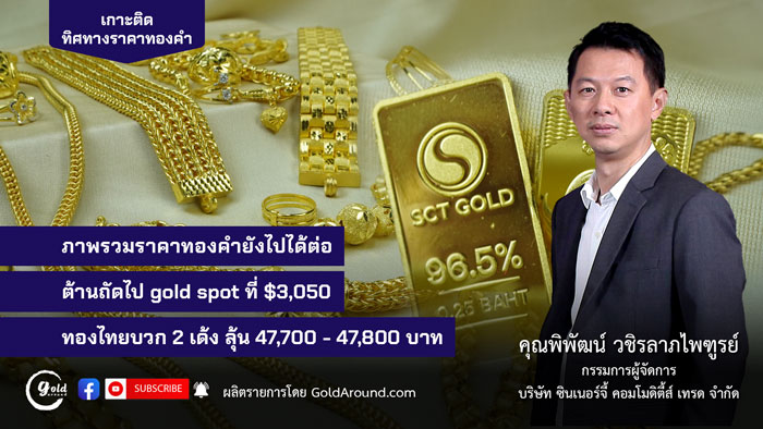 คุณพิพัฒน์ วชิรลาภไพฑูรย์ กรรมการผู้จัดการ บจ.ซินเนอร์จี้ คอมโมดิตี้ส์ เทรด หรือ SCT GOLD