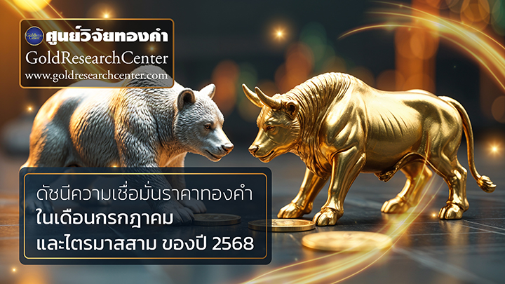 ดัชนีความเชื่อมั่นราคาทองคำ ก.ค.68