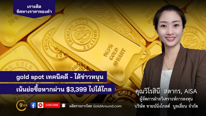 คุณวิโรสินี สดากร ผจก.ฝ่ายวิเคราะห์การลงทุน บจ.ชายน์นิ่งโกลด์ฯ