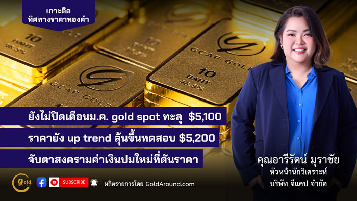 คุณอารีรัตน์ มุราชัย หัวหน้านักวิเคราะห์ บริษัท จีแคป จำกัด (GCAP Gold)