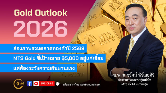 ทิศทางทองวันนี้ 6 ม.ค.69 น.พ.กฤชรัตน์ หิรัณยศิริ MTS Gold แม่ทองสุก