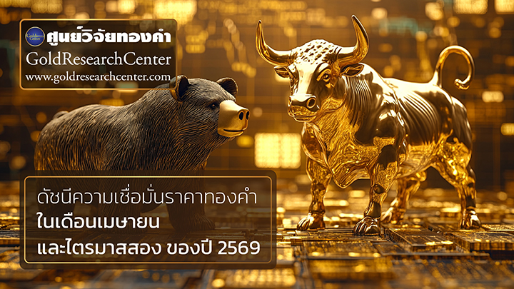 ดัชนีความเชื่อมั่นราคาทองคำประจำเดือน เมษายน 2569