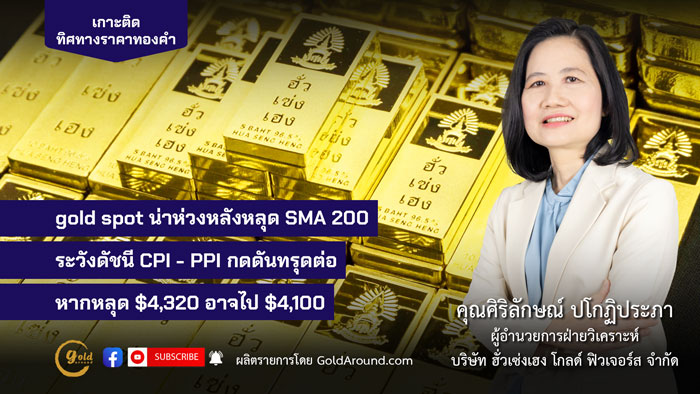 ศิริลักษณ์ ปโกฏิประภา ผู้อำนวยการฝ่ายวิเคราะห์ บจ.ฮั่วเซ่งเฮง โกลด์ ฟิวเจอร์ส